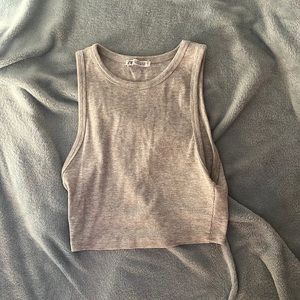 Zara grey basic top